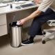 Cubo de Basura con Pedal 10L Inox - Arc Negro - Joseph Joseph JOSEPH JOSEPH JJ30152