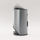 Cubo de Basura con Pedal 10L Inox - Arc Negro - Joseph Joseph JOSEPH JOSEPH JJ30152