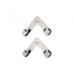 Pack of 2 Pan Lid Holders - Space Steel - Joseph Joseph