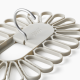 22-Piece Quick-Grip Drying Hanger - Petal Ecru - Joseph Joseph JOSEPH JOSEPH JJ50051