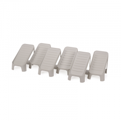 Compact 6-Piece Shoe Caddy - Shoe-In Ecru - Joseph Joseph JOSEPH JOSEPH JJ55016
