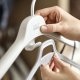 Set of 2 Long Garment Hangers - Orderly Ecru - Joseph Joseph JOSEPH JOSEPH JJ55018
