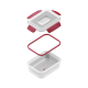4-Piece Red 1,1L Food Container Set - Nest Lock - Joseph Joseph JOSEPH JOSEPH JJ1000011