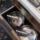 Folding Handle 28cm Saute Pan and Lid Inox - Space Steel - Joseph Joseph JOSEPH JOSEPH JJ1000028