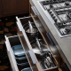 Folding Handle 28cm Saute Pan and Lid Inox - Space Steel - Joseph Joseph JOSEPH JOSEPH JJ1000028