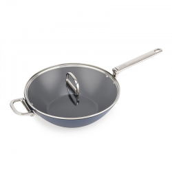 Wok Antiaderente com Tampa 32cm - Space - Joseph Joseph JOSEPH JOSEPH JJ1000035