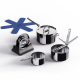 Juego 3 Cazos Inox - Space Steel - Joseph Joseph JOSEPH JOSEPH JJ1000031