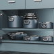 Batería de Cocina de 3 Piezas - Space Stack Azul - Joseph Joseph JOSEPH JOSEPH JJ1000062