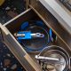 Set of 3 Felt Pan-Protector with Handle Guard - Space Midnight Blue - Joseph Joseph JOSEPH JOSEPH JJ1000078