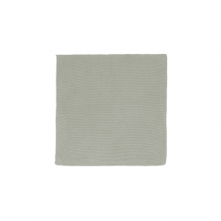 Set of 2 Cotton Knitted Cloth Light Khaki - Textil - Asa Selection