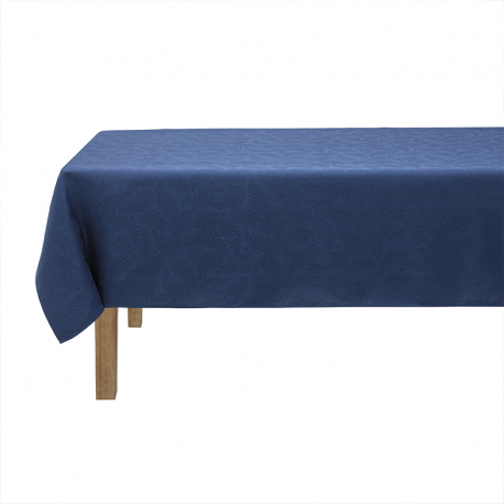 Tablecloth 100% Cotton Blue 150x260cm - Vegetal Mood - Le Jacquard Français Le Jacquard Français LJF30935