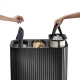 90L Black Trio Laundry Basket - Tota Luxe - Joseph Joseph JOSEPH JOSEPH JJ5000007