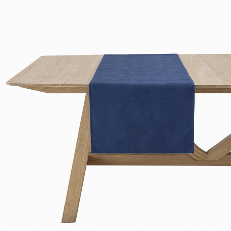 Caminho de Mesa 100% Algodão Azul 50x150cm - Vegetal Mood - Le Jacquard Français Le Jacquard Français LJF30953