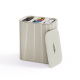 Cesto para Roupa Suja Tripartido 90L Ecru - Tota Luxe - Joseph Joseph JOSEPH JOSEPH JJ5000008
