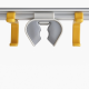 Pole and Tool Organiser - Cleantech Silver - Joseph Joseph JOSEPH JOSEPH JJ6500016