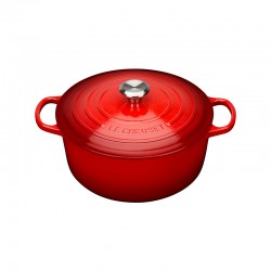 Round Casserole 20cm Cerise - Le Creuset