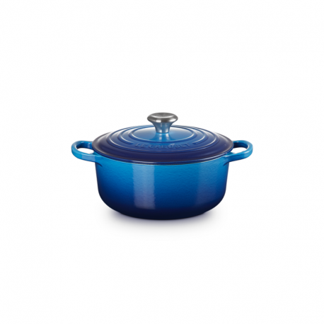 Cast Iron Round Casserole 20cm - Azure Blue - Le Creuset LE CREUSET LC21177202202430