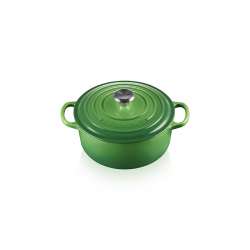 Cocotte Redonda 20cm - Bamboo Verde - Le Creuset