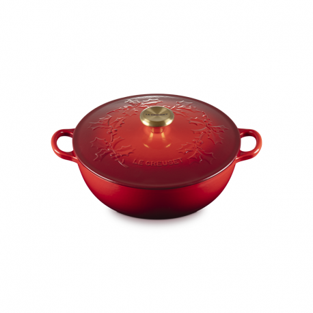 Marmita 26cm Cerise con Pomo Dorado - Holly - Le Creuset LE CREUSET LC21994260602464