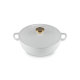 Cocotte 26cm Algodão com Pega Dourada - Holly - Le Creuset LE CREUSET LC21994264314464