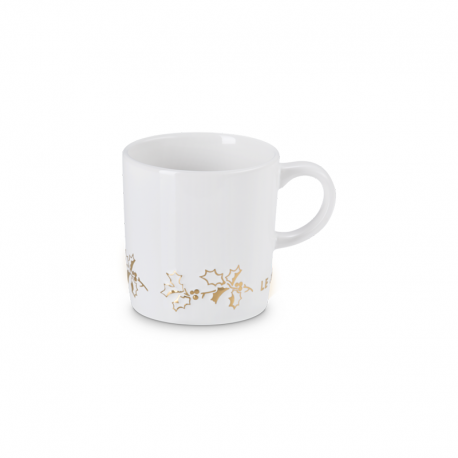 Caneca London Branco e Dourado 350ml - Holly - Le Creuset LE CREUSET LC80032350100003