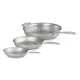 Conjunto de 3 Frigideiras em Aço Inoxidável 3-Camadas - Le Creuset LE CREUSET LC53816000010000