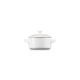 Mini Cocotte Branco com Relevos Dourados 10cm - Holly Branco E Dourado - Le Creuset LE CREUSET LC80036250100003