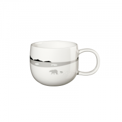 North Pole 400ml Mug - Joy Snow Tracks White - Asa Selection ASA SELECTION ASA16872286