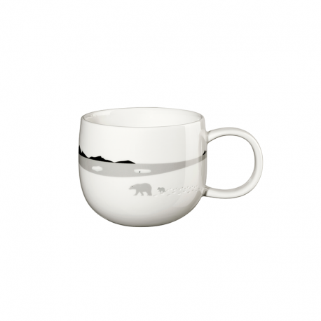 North Pole 400ml Mug - Joy Snow Tracks White - Asa Selection ASA SELECTION ASA16872286