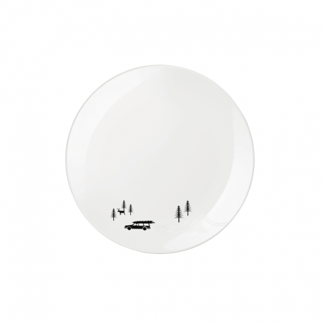 Plato de Postre Skidding Xmas - Joy Snow Tracks Blanco - Asa Selection ASA SELECTION ASA16834286