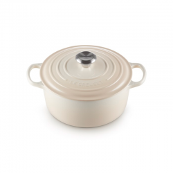 Cocotte Redonda 20cm Merengue - Evolution - Le Creuset