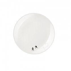 Prato Sobremesa Patinagem no Gelo - Joy Snow Tracks Branco - Asa Selection ASA SELECTION ASA16831286