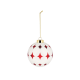 Christmas Bauble Star - Delight White, Red And Gold - Alessi ALESSI ALESNZ045