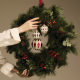 Set of 2 Christmas Balls Set3 - Delight White, Red And Gold - Alessi ALESSI ALESNZ04SET3