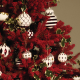 Set of 2 Christmas Balls Set3 - Delight White, Red And Gold - Alessi ALESSI ALESNZ04SET3