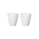 Juego 2 Vasos Termicos Espresso Riscas Blanco - Thermo - Asa Selection ASA SELECTION ASA33700024