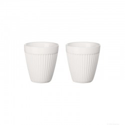 Set of 2 Thermo Mugs Espresso Stripes White - Thermo - Asa Selection ASA SELECTION ASA33700024