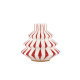 Candlestick - Delight White, Red And Gold - Alessi ALESSI ALESNZ07