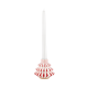 Candlestick - Delight White, Red And Gold - Alessi ALESSI ALESNZ07