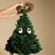 Set of 2 Christmas Ornaments Holly - Freebies White And Black - Alessi ALESSI ALESPLA01SET3