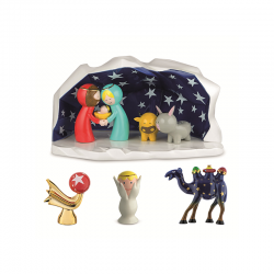 Nativity Crib Set - Happy Eternity Baby - Alessi ALESSI ALESAGJ01SET
