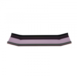 Rectangular Tray Purple and Green - Arran - Alessi ALESSI ALES90068PGR