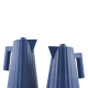 Chaleira Elétrica 1L Azul - Plissé - Alessi ALESSI ALESMDL06/1DAZ