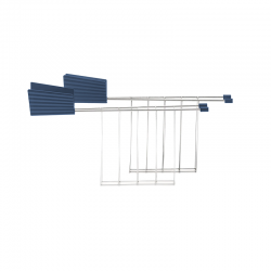 Set 2 Toaster Racks Blue - Plissé - Alessi ALESSI ALESMDL08RADAZ