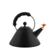 Black Kettle with Bird Spout - 9093 Black And Orange - Alessi ALESSI ALES9093BB