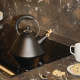 Black Kettle with Bird Spout - 9093 Black And Orange - Alessi ALESSI ALES9093BB