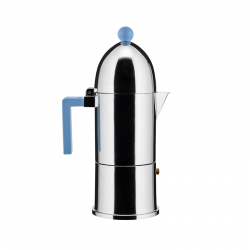 Induction Espresso Coffee Maker Blue - La Cupola - Alessi ALESSI ALES9095/6AZFM