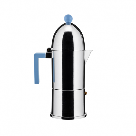 Induction Espresso Coffee Maker Blue - La Cupola - Alessi ALESSI ALES9095/6AZFM