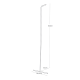 Bengaleiro Inclinado Fino Preto - Tower - Yamazaki YAMAZAKI YMZ7551