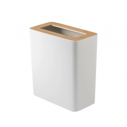 Cubo de Basura Rectangular Blanco - Rin - Yamazaki